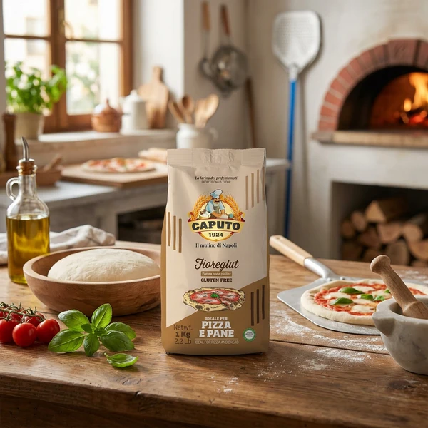 Caputo Pizzamel, glutenfri 1 kg 345584 by Caputo color Sort