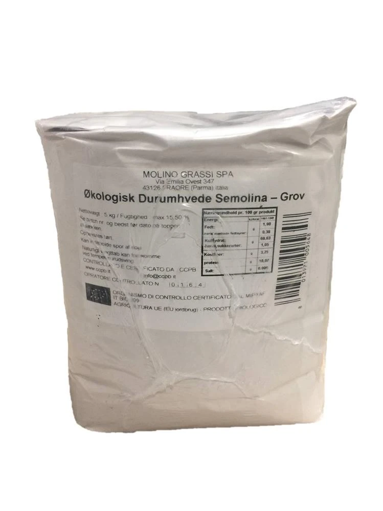 Durummel Semolina Grov Øko 5 kg 277754 by Molino Piantoni SAS color Sort