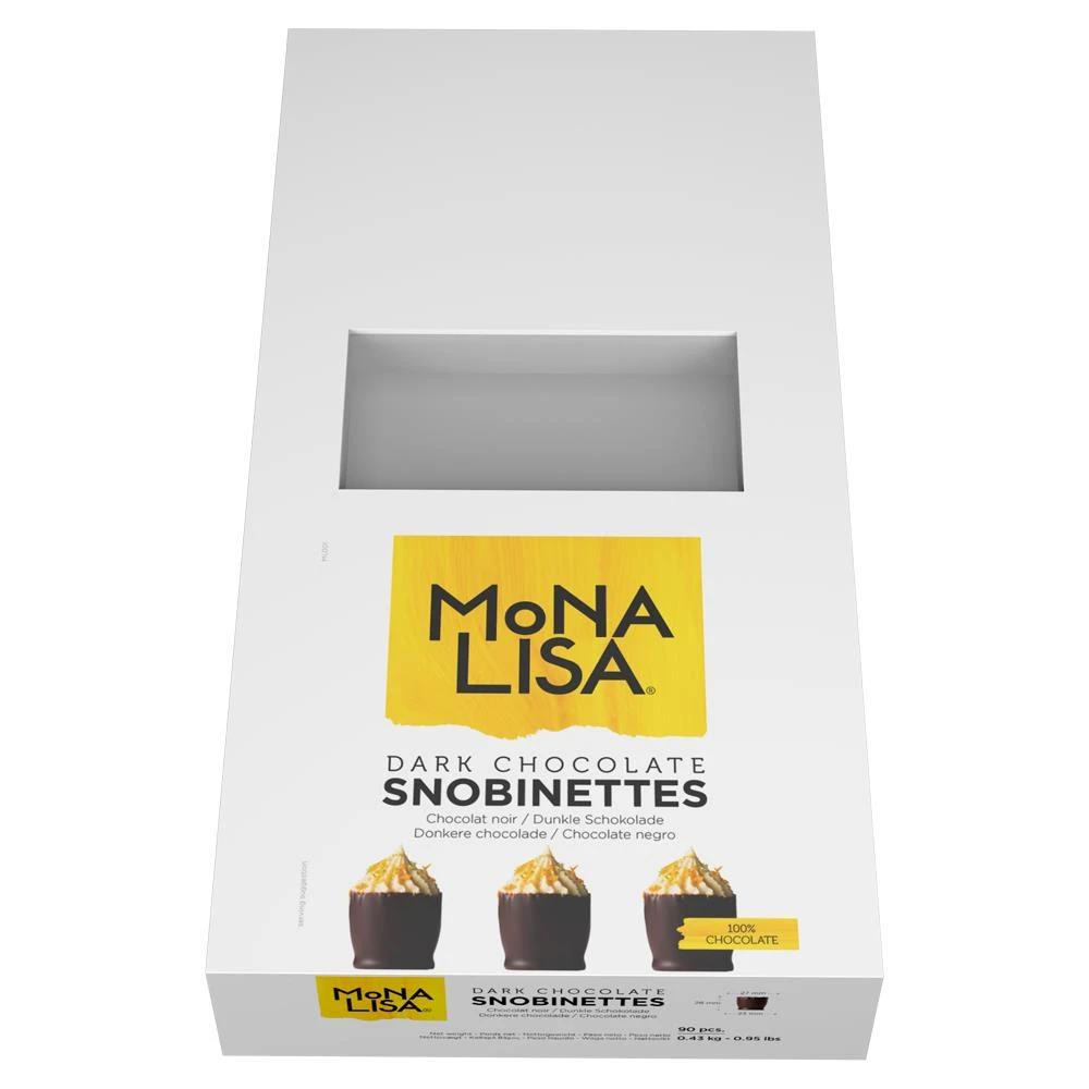 Chokolade Snobinettes Mørk 90 stk 294862 by Mona Lisa color Sort