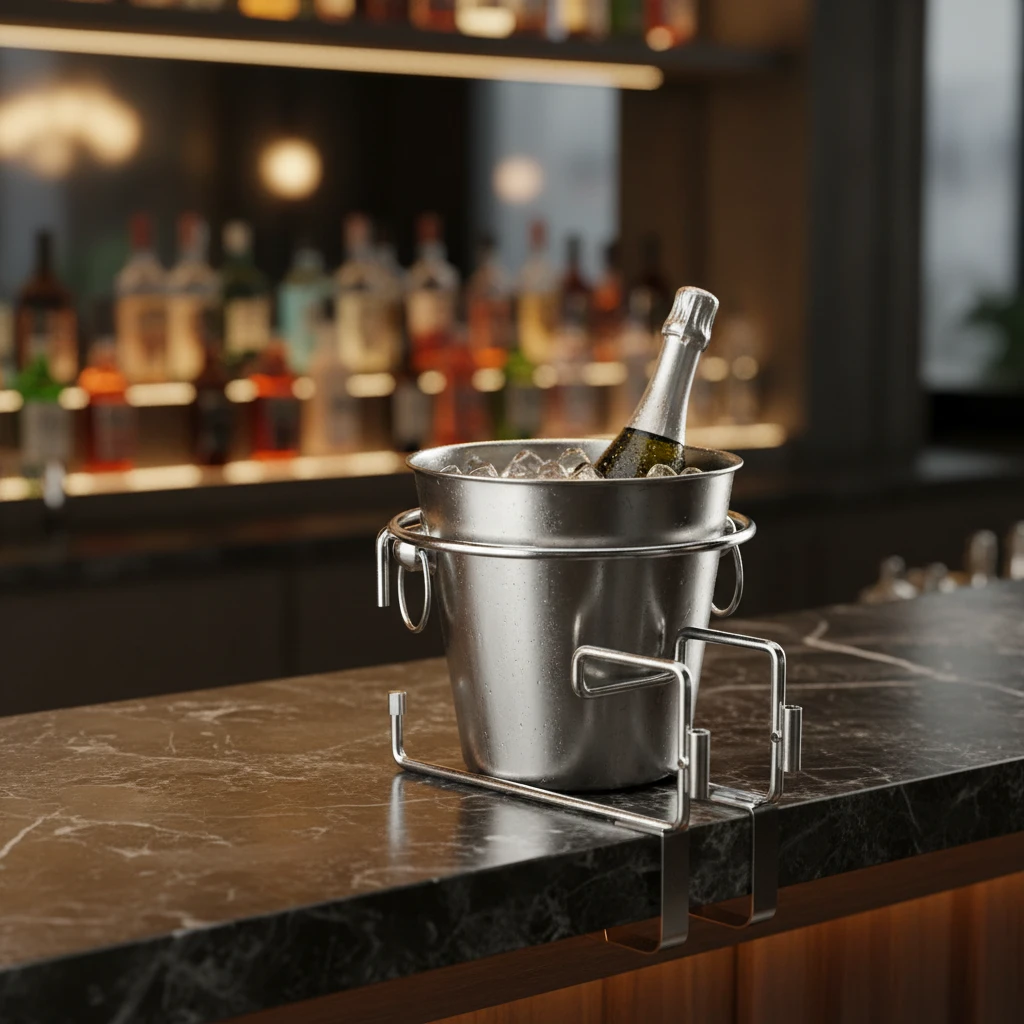 Champagne-køler M. Holder Til Bord A12405690 by Koop color Sølv