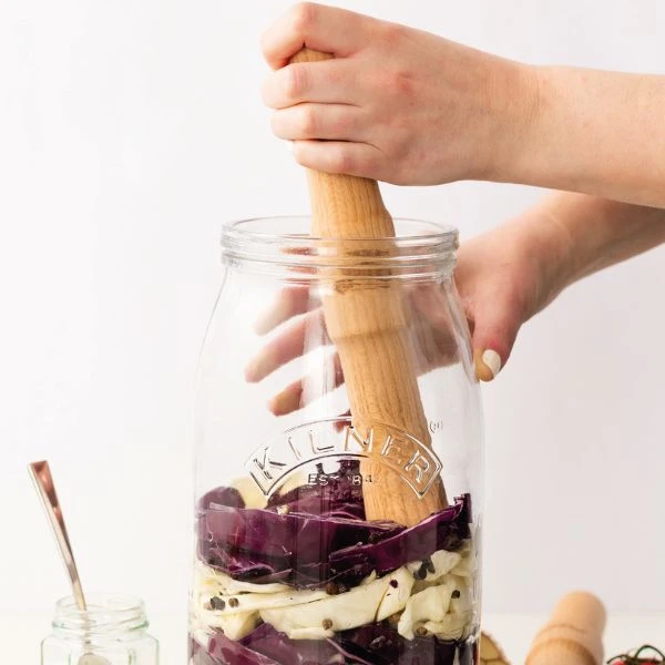 Fermenterings støder Kilner® 4x24,5cm KI25047 by Kilner color Sort