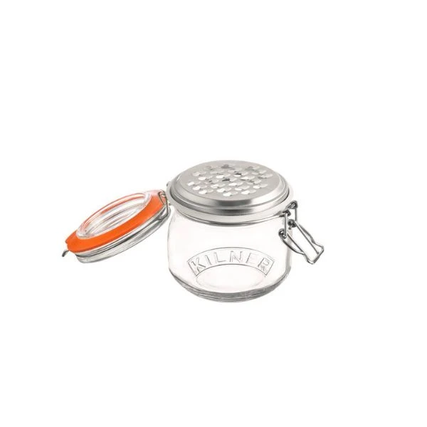 Rivejern med krukke Kilner® 0,5 l KI25841 by Kilner color Sort