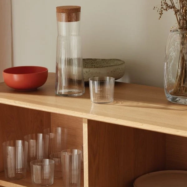 Drikkeglas Gio Line Sæt 4 LSA 390ml, 9x8,4x8,4cm LGI22 by LSA INTERNATIONAL color Klar