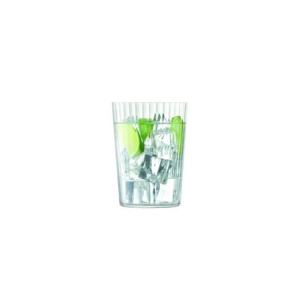 Drikkeglas Gio Line Sæt 4 LSA 560ml, 12x9x9cm LGI23 by LSA INTERNATIONAL color Sort