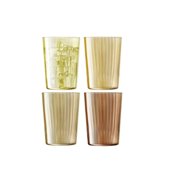 Drikkeglas Gems Rav Sæt 4 LSA 560ml, 12x9x9cm LGM04 by LSA INTERNATIONAL color Amber