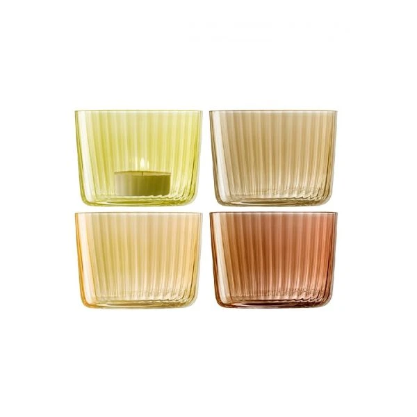 Lyseholdere Gems Rav Sæt 4 LSA 6,10x8x8cm LGM07 by LSA INTERNATIONAL color Sort