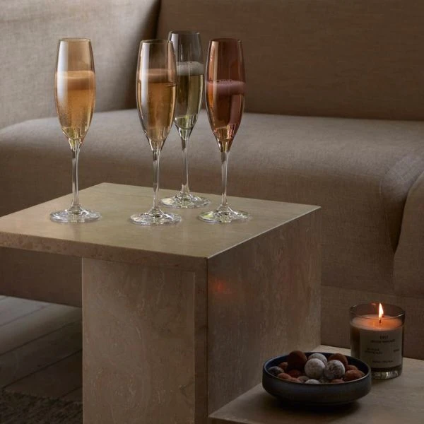 Champagneglas Metallics Prikket LSA 225ml LPZ10 by LSA INTERNATIONAL color Sort