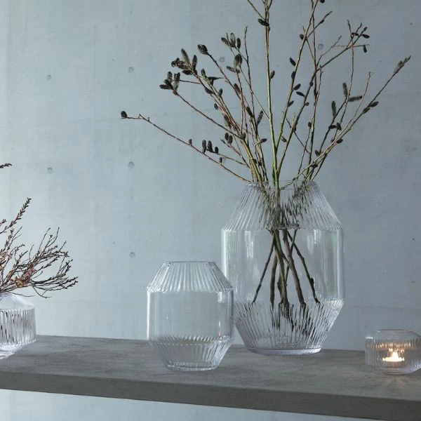 Vase Rotunda LSA 20x16,5x16,5cm LRT03 by LSA INTERNATIONAL color Sort