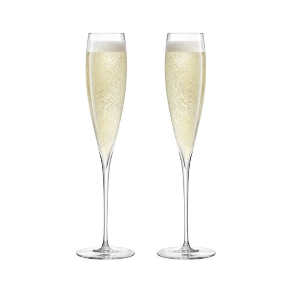 Champagneglas Savoy Sæt 2 LSA 200ml LSA05 by LSA INTERNATIONAL color Sort