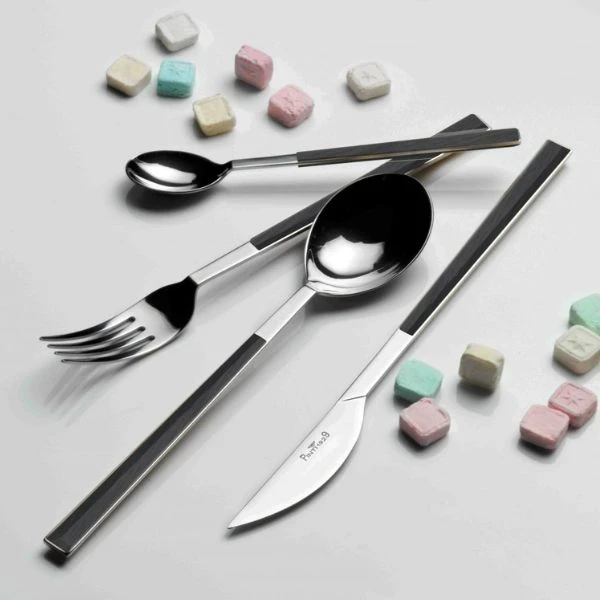Bestiksæt 24 dele Sushi Queen Ebony Pintinox 471302 by PINTINOX color Sort