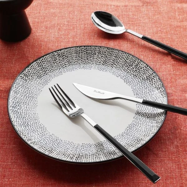 Bestiksæt 24 dele Sushi Queen Ebony Pintinox 471302 by PINTINOX color Sort