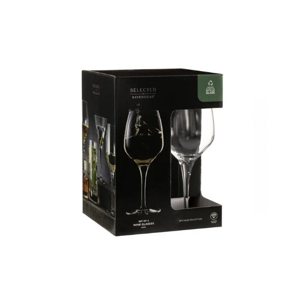 Vinglas Mystique sæt/4 Ravenhead® 42 cl KR41424 by RAVENHEAD color Sort