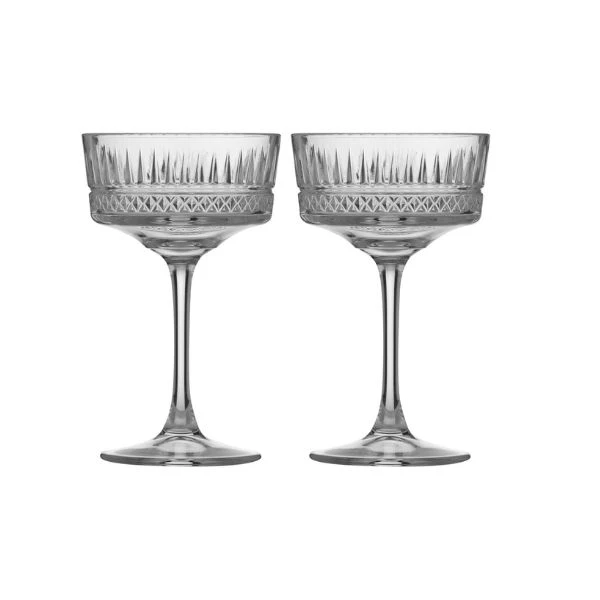 Cocktail coupe Winchester sæt/2 Ravenhead® 26 cl Ø 10x17cm KR41456 by RAVENHEAD color Sort