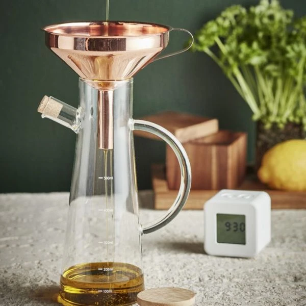 Køkkentimer og ur Kub HOME 6x6x5,5 cm 144250 by SCANDINAVIAN HOME color Hvid