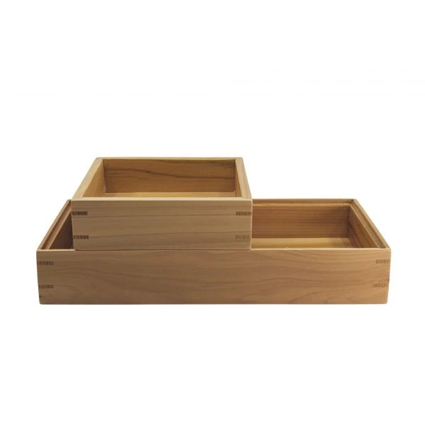 Hinoki opbevaringskasse lille HOME 15x15x15cm 150002 by SCANDINAVIAN HOME color Træ