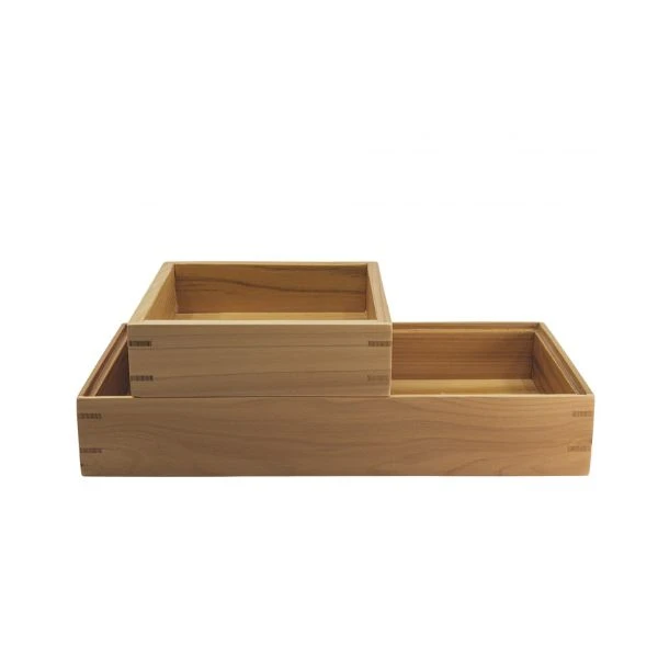 Hinoki opbevaringskasse stor HOME 30x15x5cm 150003 by SCANDINAVIAN HOME color Træ