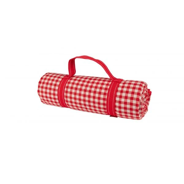 Picnictæppe Rød/Hvid Ternet By Bercato 150x135cm B79082 by SCANDINAVIAN HOME color Sort