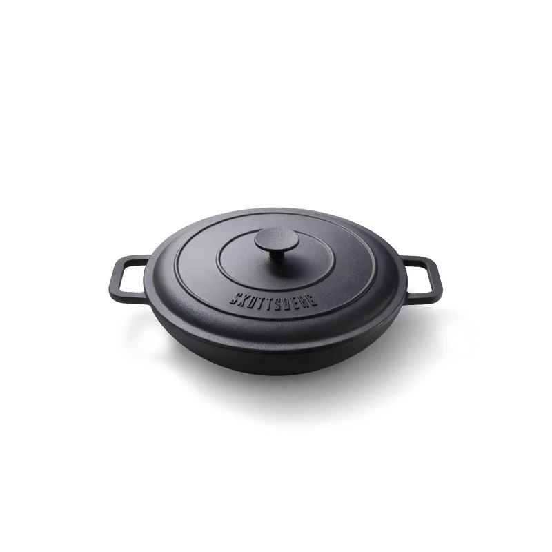 Sautépande i støbejern SKOTTSBERG® 31,5x40x6cm S532671 by SKOTTSBERG color Sort
