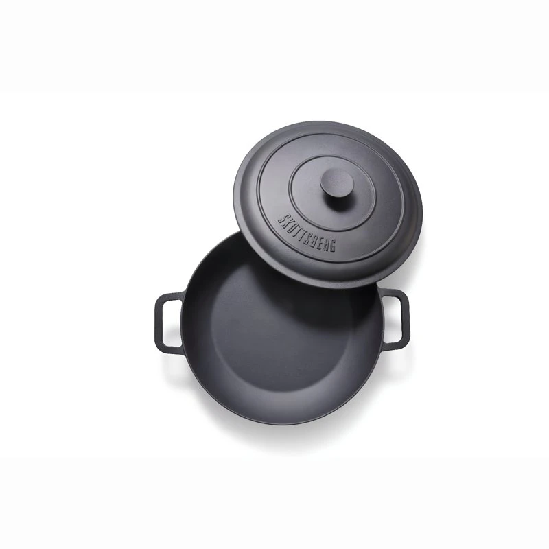 Sautépande i støbejern SKOTTSBERG® 31,5x40x6cm S532671 by SKOTTSBERG color Sort