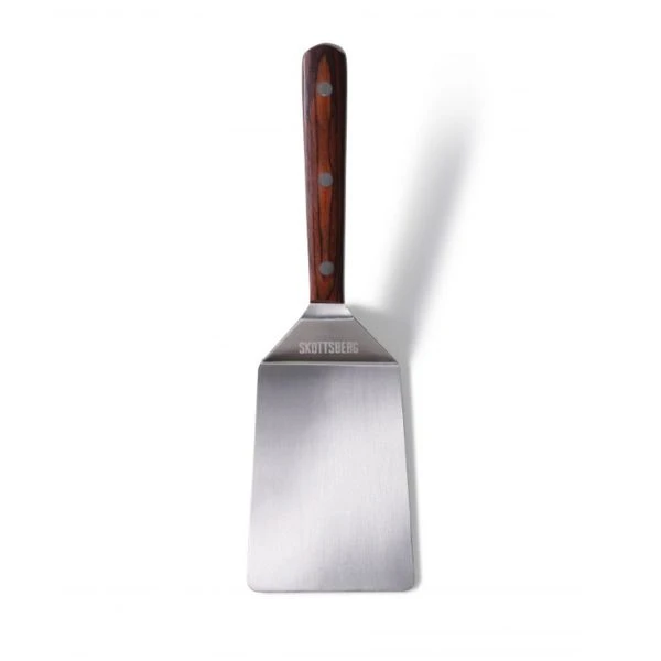 Spatel i rustfrit stål SKOTTSBERG® 28x8,5x2,7cm S533829 by SKOTTSBERG color Sølv - mørkt træ