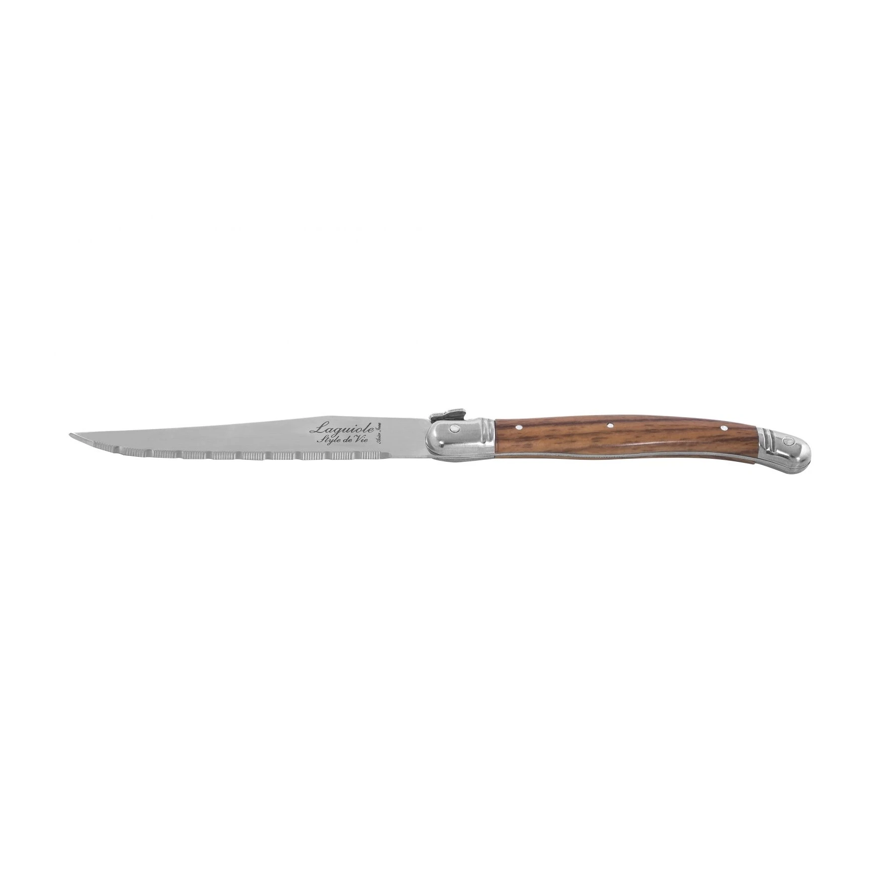 Grillknive Laguiole Træ Sæt 6 SdV 530106 by STYLE DE VIE color Sort