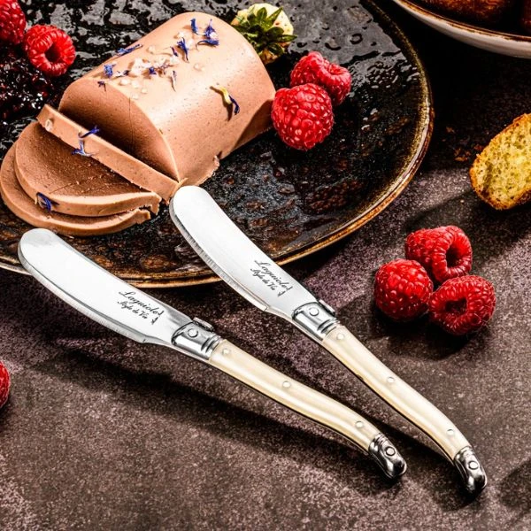 Smørkniv Laguiole Perle SÆT 4 SdV 530113 by STYLE DE VIE color Sort