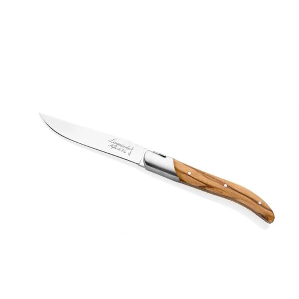 Grillknive Laguiole Oliventræ - Sæt med 6 stk. SdV 530500 by STYLE DE VIE color Sort