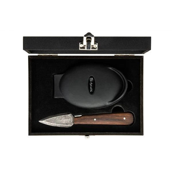 Østerskniv Laguiole Wenge Sort Stonewash SÆT SdV 530503 by STYLE DE VIE color Sort