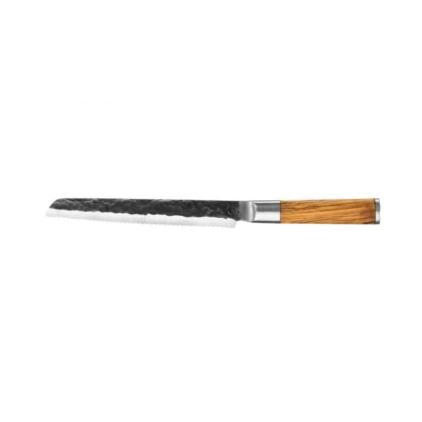 Brødkniv Smedet Oliven SdV 20cm 531121 by STYLE DE VIE color Sort