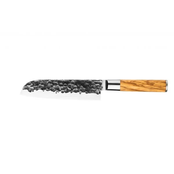 Santokukniv 18 Smedet Oliven SdV 18cm 531122 by STYLE DE VIE color Sort