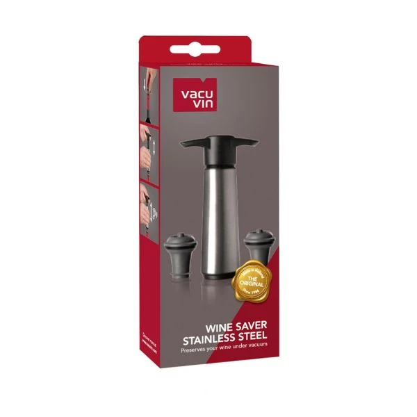 Vin saver SS Vacuvin 3 pack V06492606 by VACUVIN color Sort