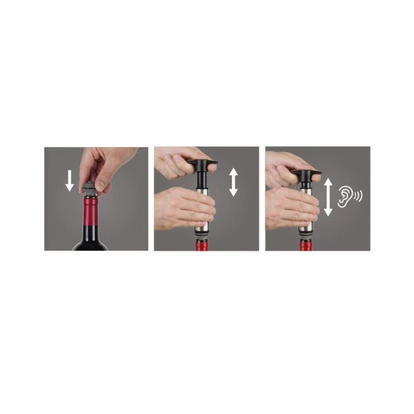 Vin saver SS Vacuvin 3 pack V06492606 by VACUVIN color Sort