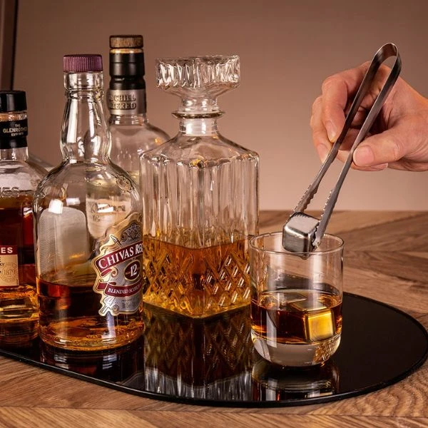Whisky Sten sæt/4 Vacuvin® V18603606 by VACUVIN color Sort