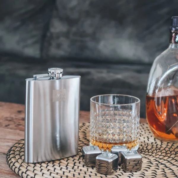 Whisky Sten sæt/4 Vacuvin® V18603606 by VACUVIN color Sort