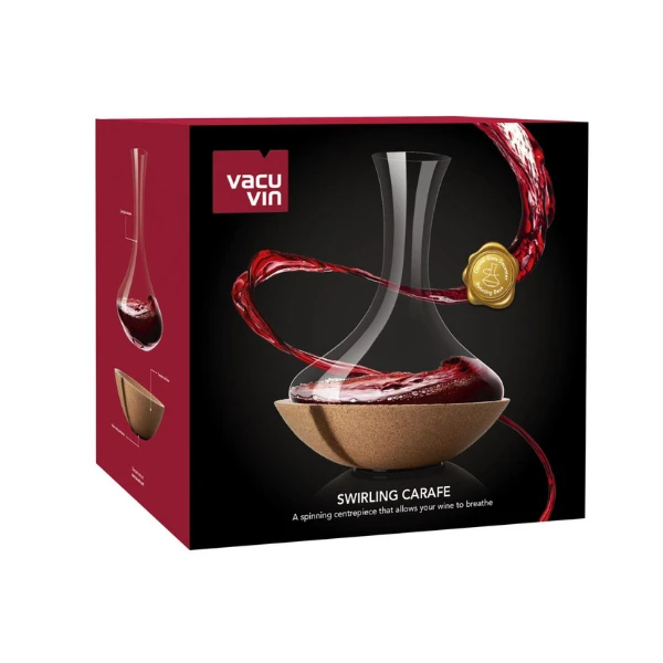 Karaffel med Swirling Vacuvin® V76010602 by VACUVIN color Sort