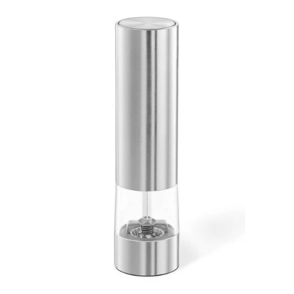 Peberkværn elektrisk MONINO ZACK® h 16,9 cm Ø4,5 cm 820935 by ZACK color Mat Sølv