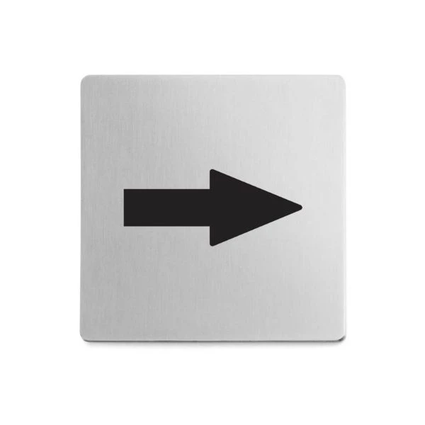 Informationsskilt INDICI PIL ZACK® 8x8 cm 850716 by ZACK color Sort