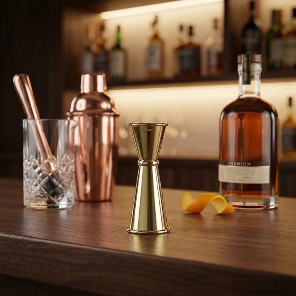 Jigger guld 25/35/50ml - Mezclar 3881 by Beaumont color Kobber