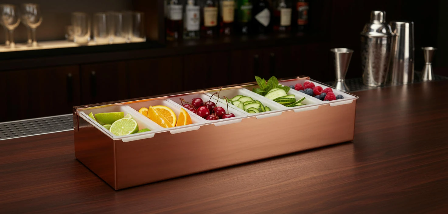 Frugt dispenser kobber - 6 rum 3888 by Beaumont color Kobber