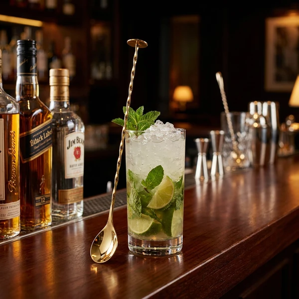 Cocktailske med muddler Guld 3895 by Beaumont color Guld