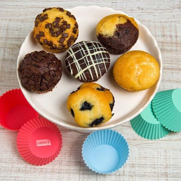 Lurch Silikone Mini Muffinforme 12 stk. LU83013 by LURch color Sort