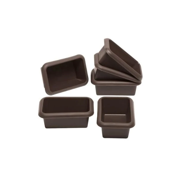 Lurch Silikone Brød-/kageform 6 stk. LU85078 by LURch color Sort