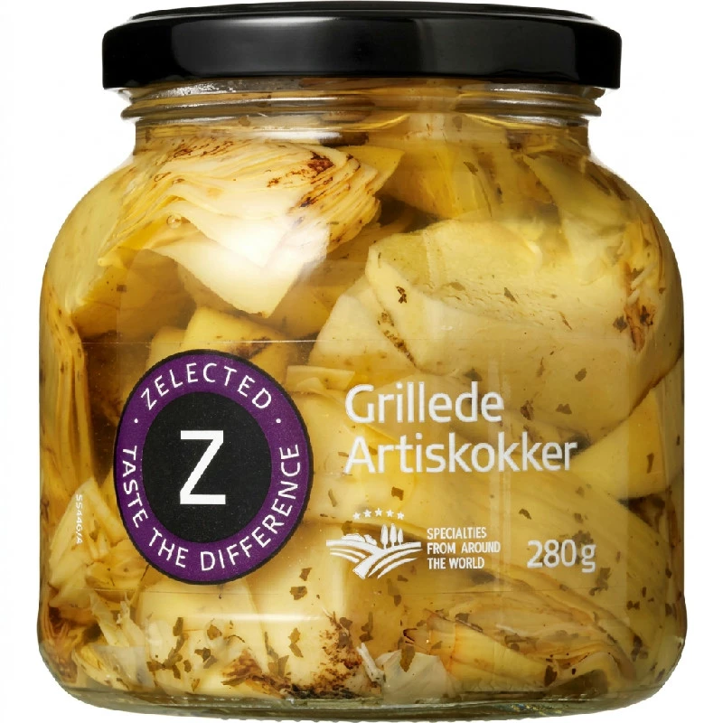 Zelected Grillede Artiskokker 314g 10253Z by Zelected color Sort
