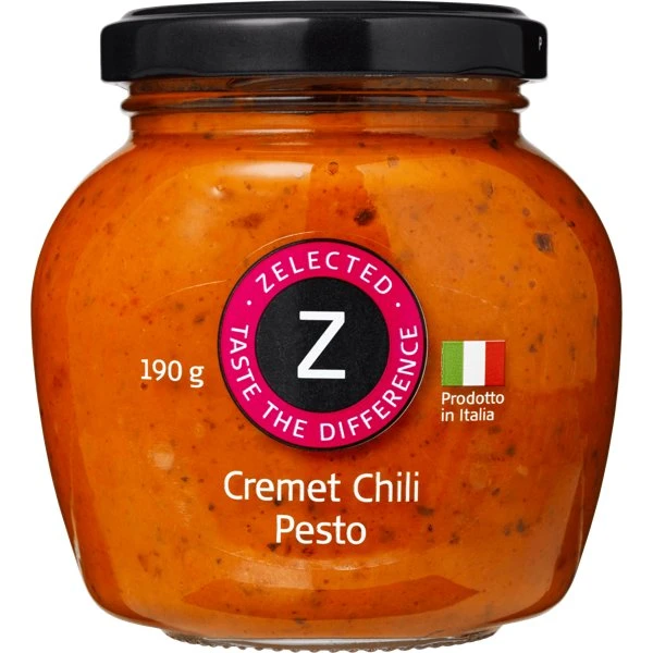 Zelected Cremet Chili Pesto 190g 10364 by Zelected color Sort