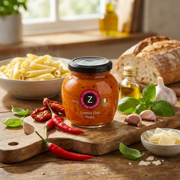Zelected Cremet Chili Pesto 190g 10364 by Zelected color Sort