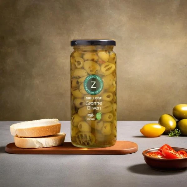 Grill. Grønne Oliven u/sten 500g Zelected 10786 by Zelected color Sort