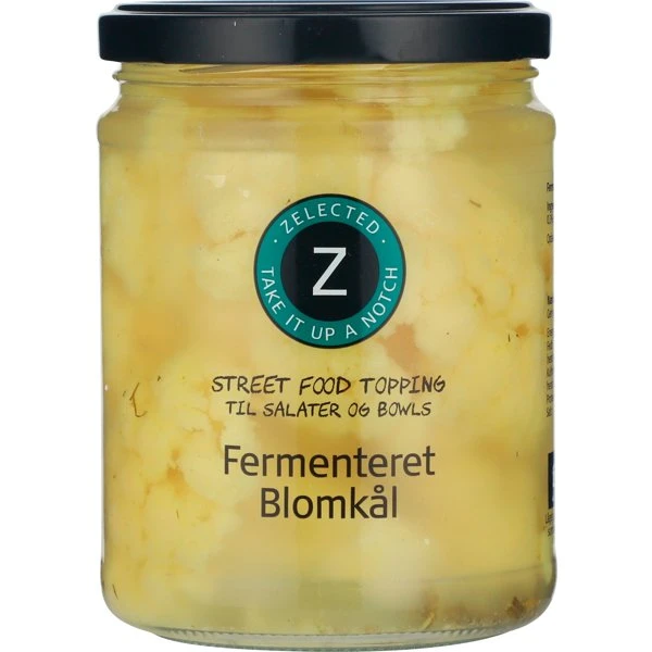 Fermenteret Blomkål 480g Zelected 15112 by Zelected color Sort
