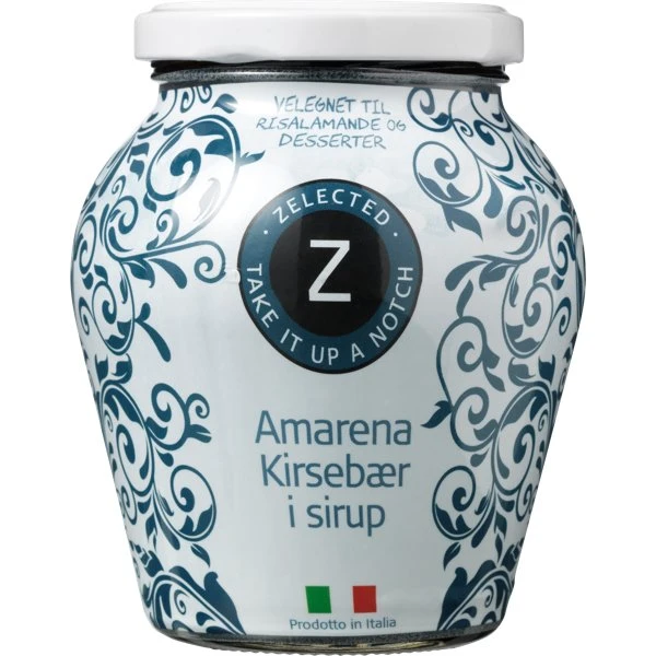 Amarena kirsebær 460g Zelected 15817 by Zelected color Sort