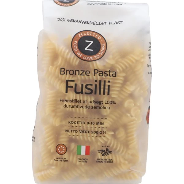 Pasta Fusili 500g Zelected 17648 by Zelected color Sort