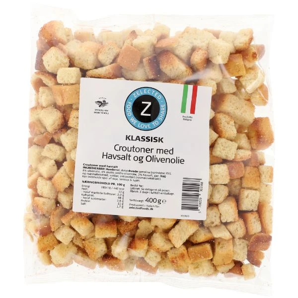 Crouton med Havsalt 400g Zelected 30156 by Zelected color Sort